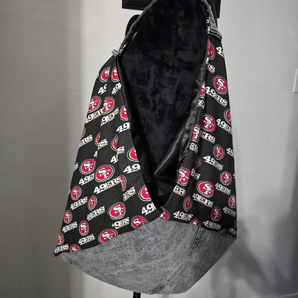 49ers Black and Gray Bag